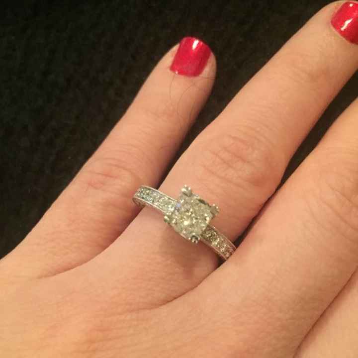 Let's see those rings! And for the Mrs lets see the bands with it ! I LOVE seeing everyone's bling:)