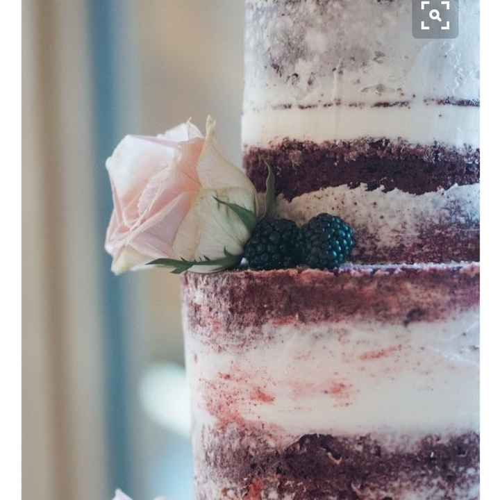 Has anyone had a 'semi/nearly naked' cake?