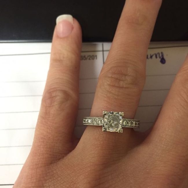 Let's see those beautiful rings lady's!