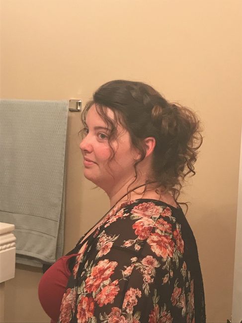 My hair & make up trial