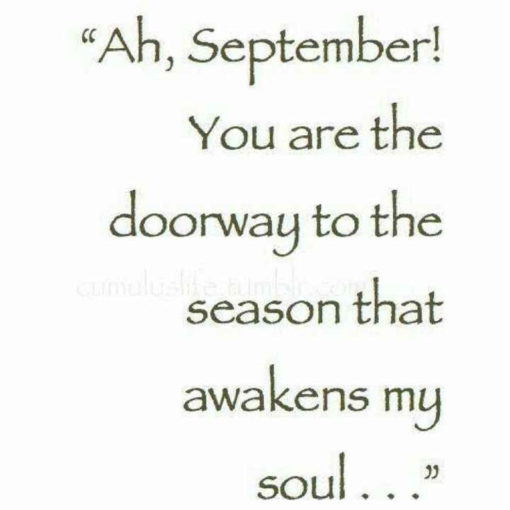 OMG it's September!!!