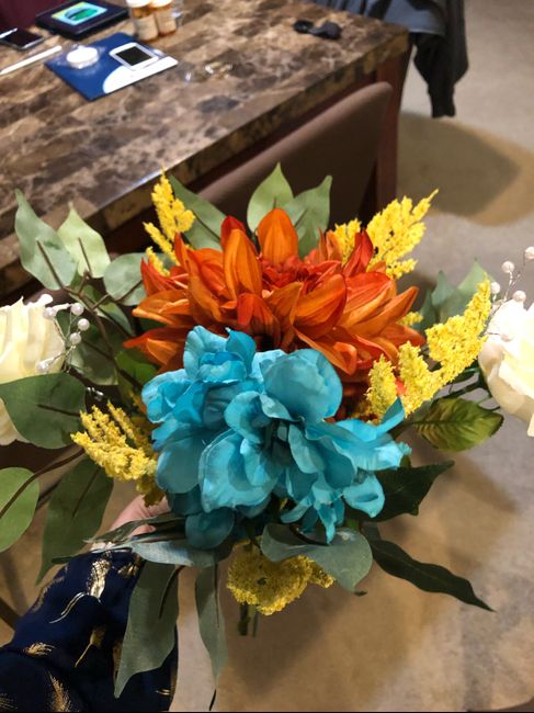 Center piece bouquets are done!! - 3