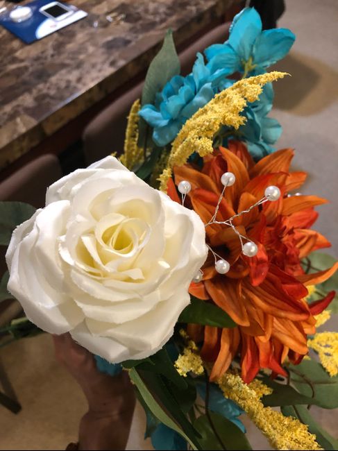 Center piece bouquets are done!! - 4