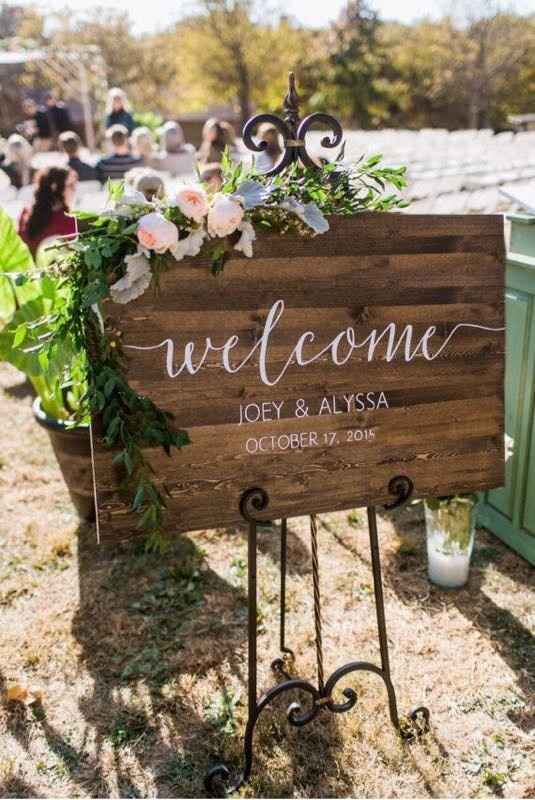 Welcome sign