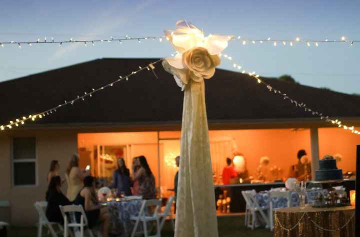 Hi. Does anyone have pics of a REAL home wedding?