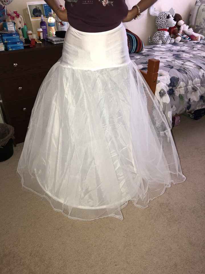 Petticoat for my gown arrived!! Another Amazon steal - 1