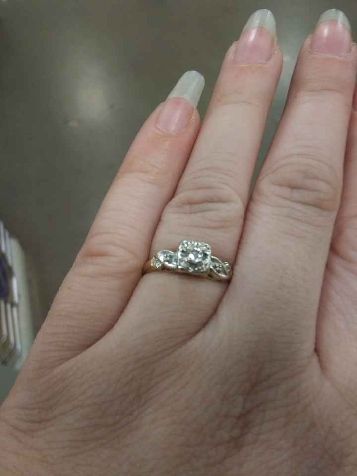 Am i the only one obsessed over my ring ? - 1