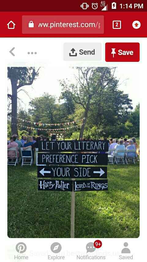 Ceremony Seating Signs - 1