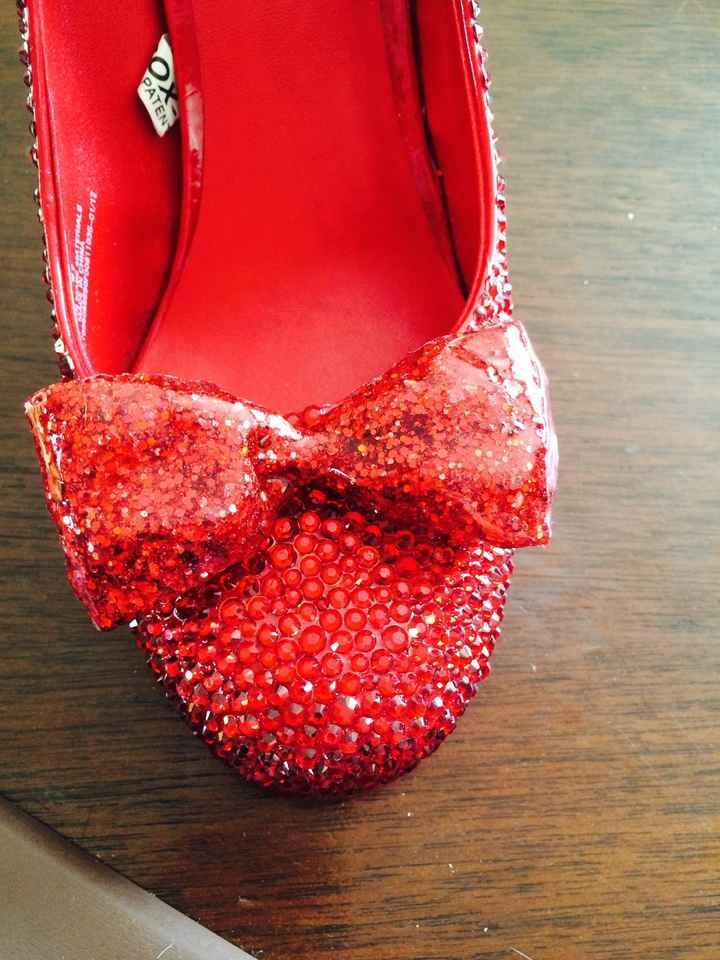 My shoes are done!!!