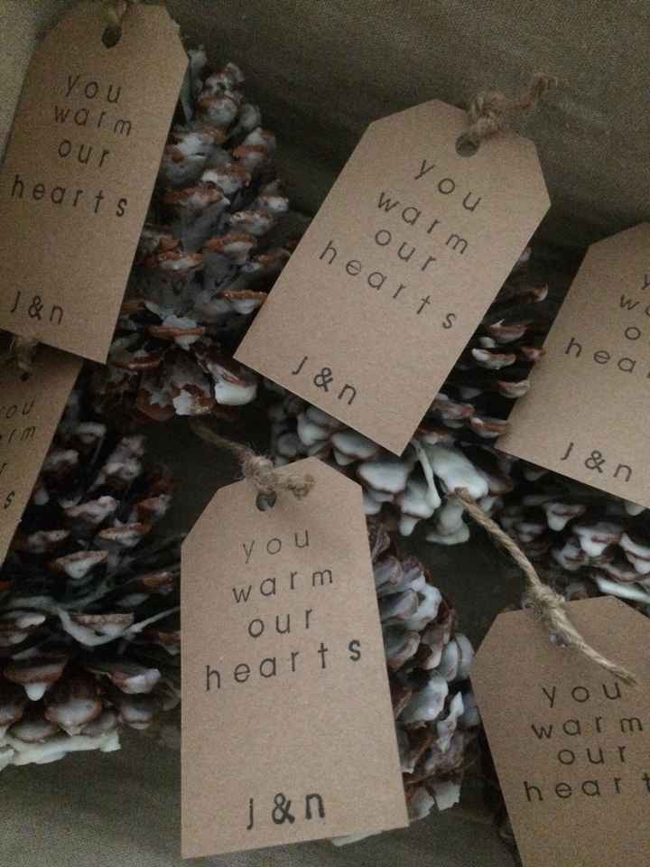 My winter themed favors!