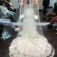 Back w/veil