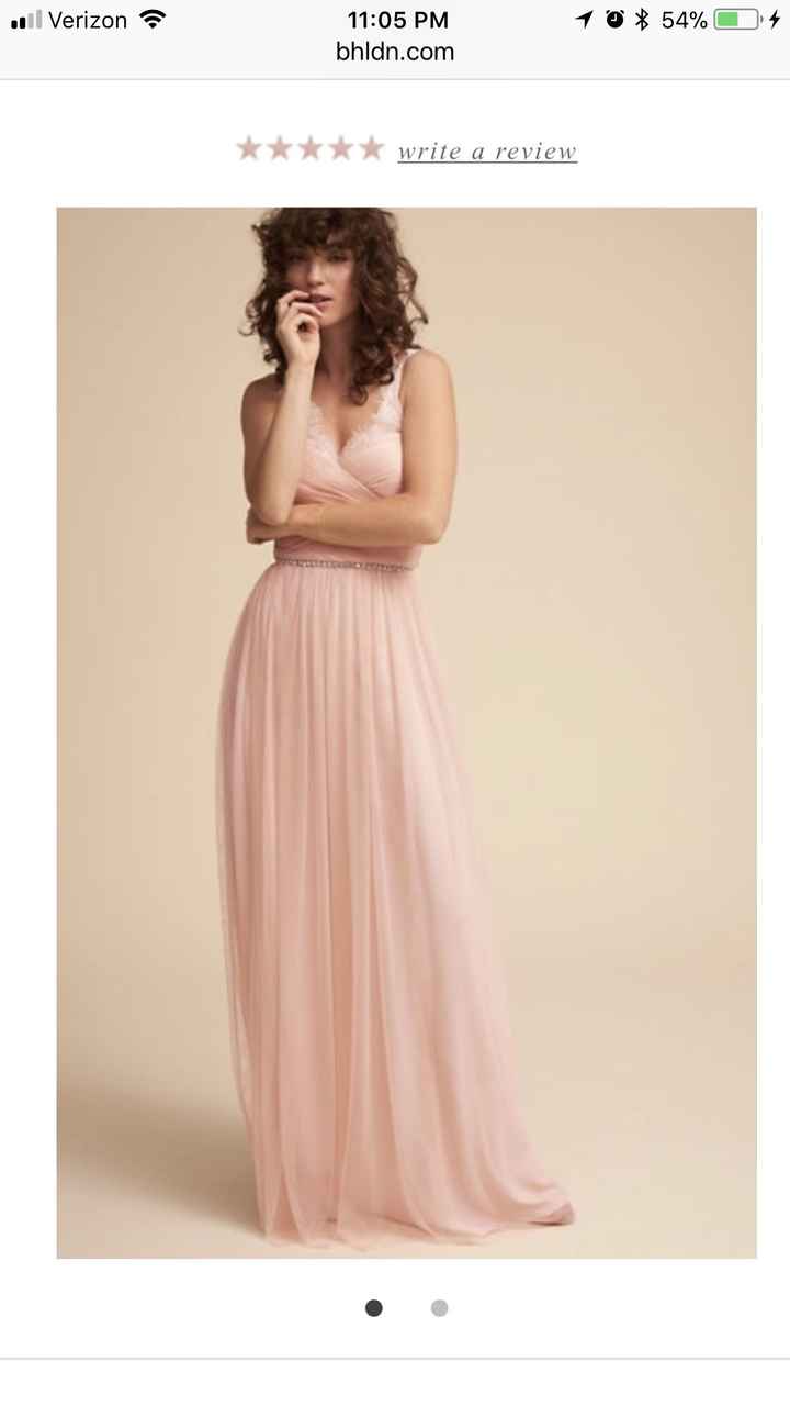 Bridesmaid Dress number 1 is in !!!