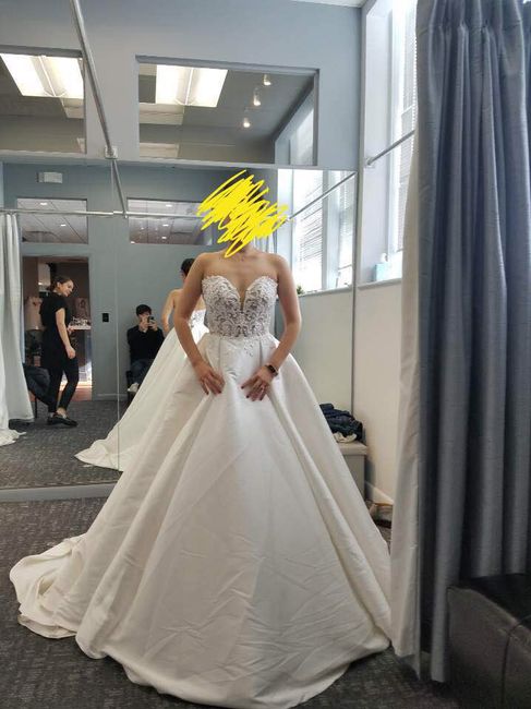 Any suggestions on hairstyle and jewelry for my dress? :) - 1