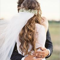 Wearing flowers in hair?