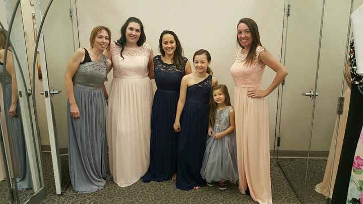 Bridesmaids ordered dresses today!!