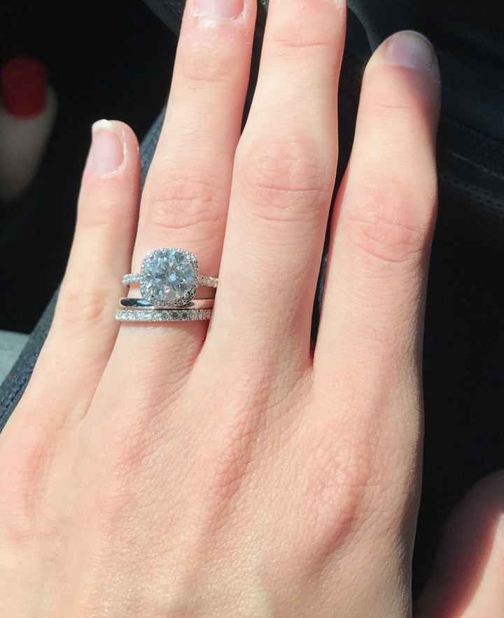 GOT MY WEDDING BANDS IN!!! EEEKKK!