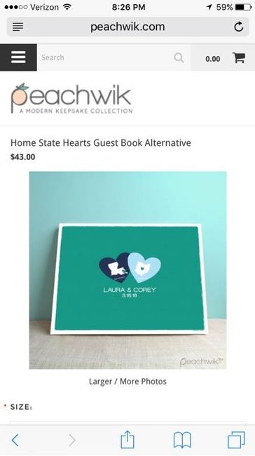 Show me your non traditional guest book! Or your inspiration!