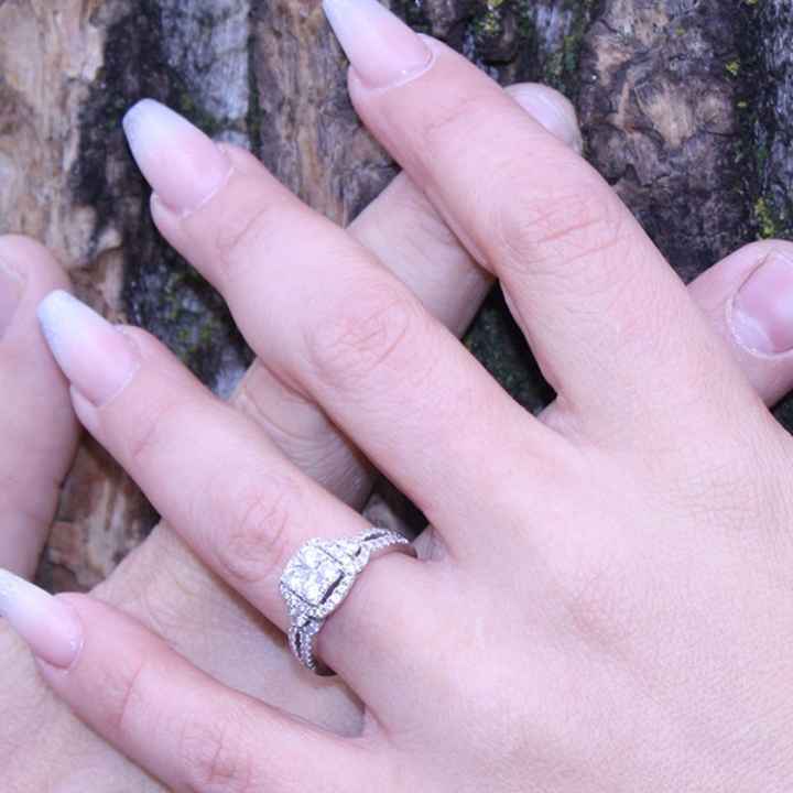 New engagement ring- show me your rings!