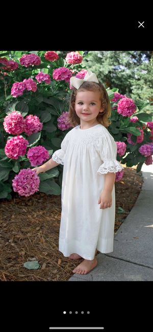 Heirloom Flower Girl Dress and Ring Bearer Set 2