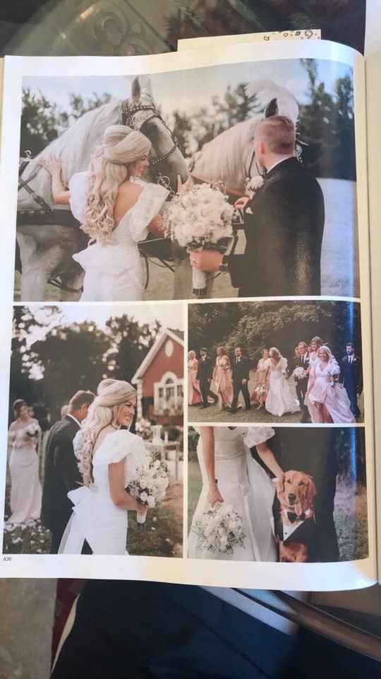 Bride with a Fall On