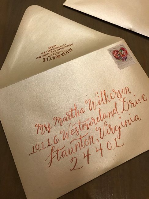 Invitation Addressing Calligraphy Question 1