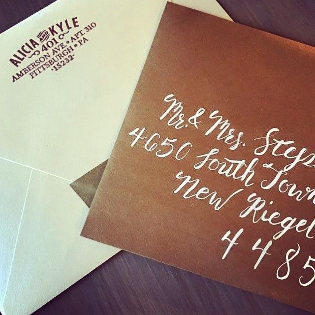 Invitation Addressing Calligraphy Question 2