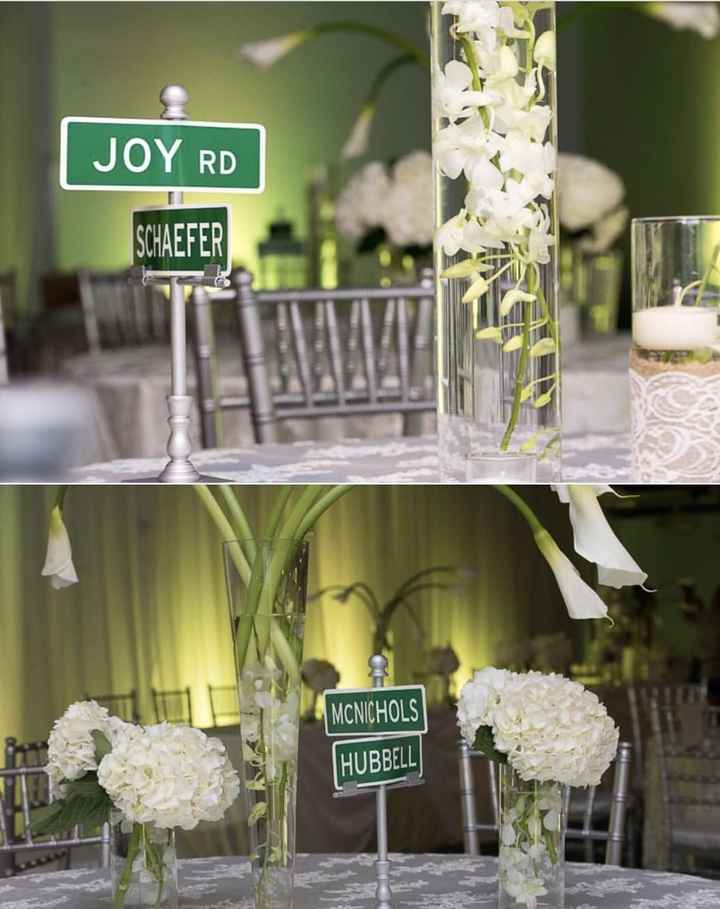 Looking for cute/unique table number ideas!