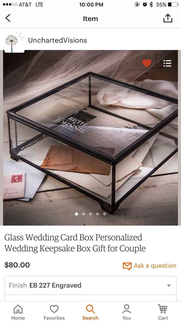 Card box - Summer Wedding