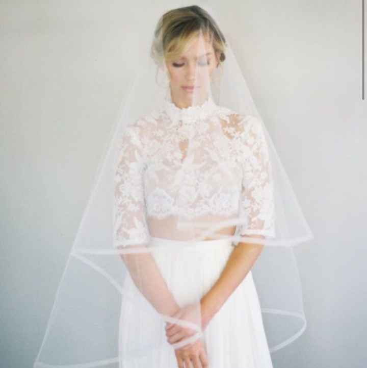 Any brides NOT wearing a cathedral veil?