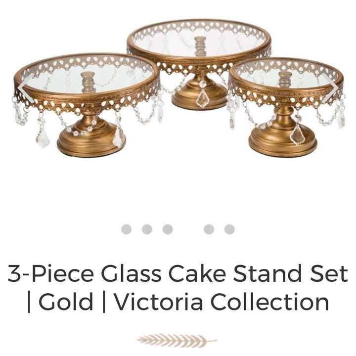 Tiered cake stands