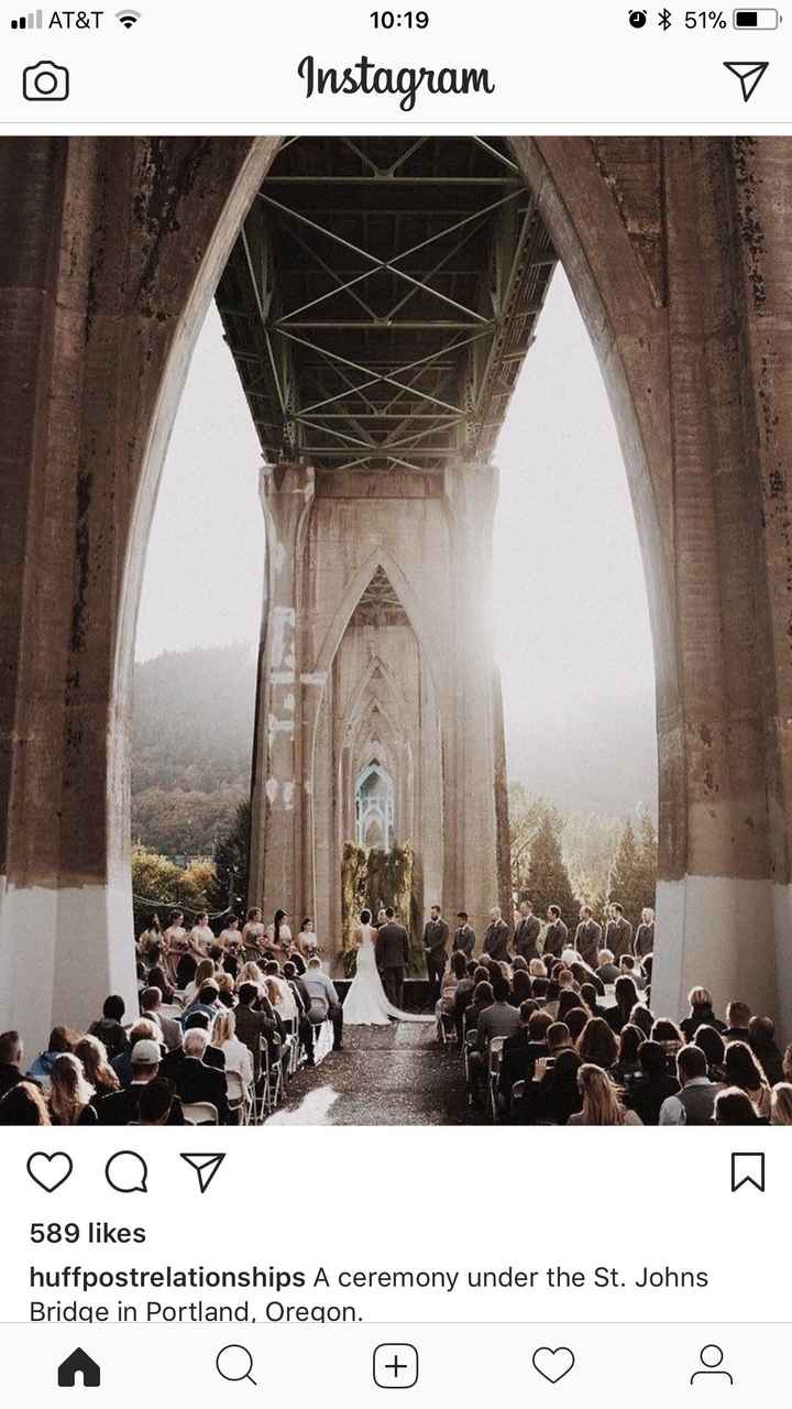 Oregon Brides - this location is everything