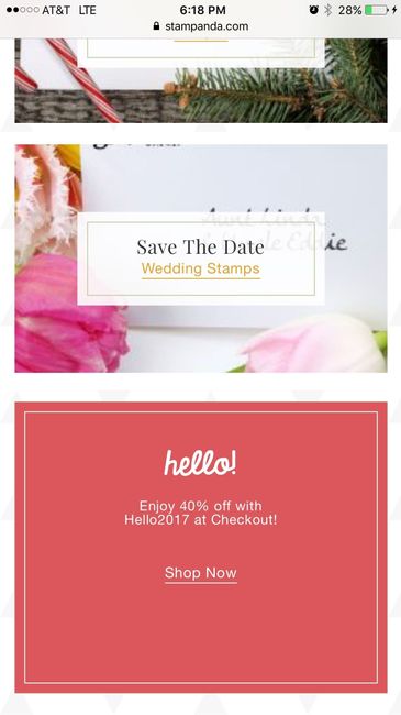 Recommendations on ink stamp for name/address?