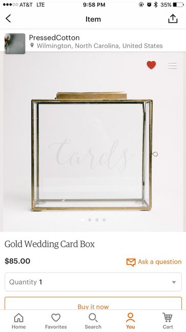 Card box - Summer Wedding