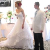 He doesn't like the dress..