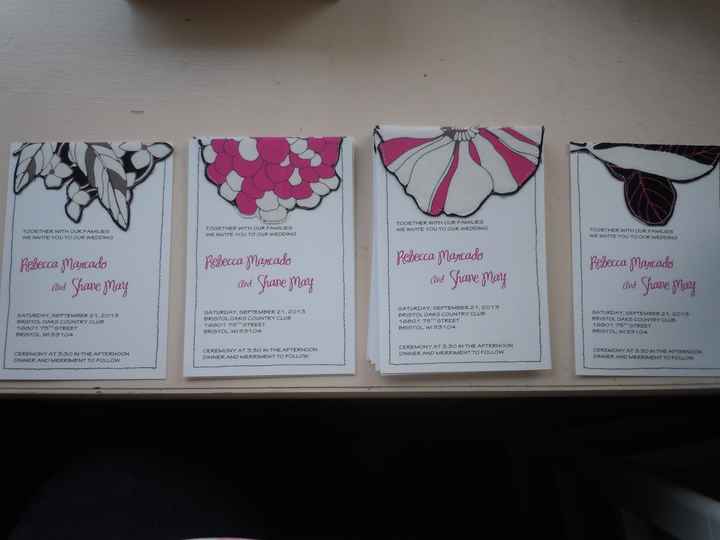 DIY Invitations Sent (with pics!)