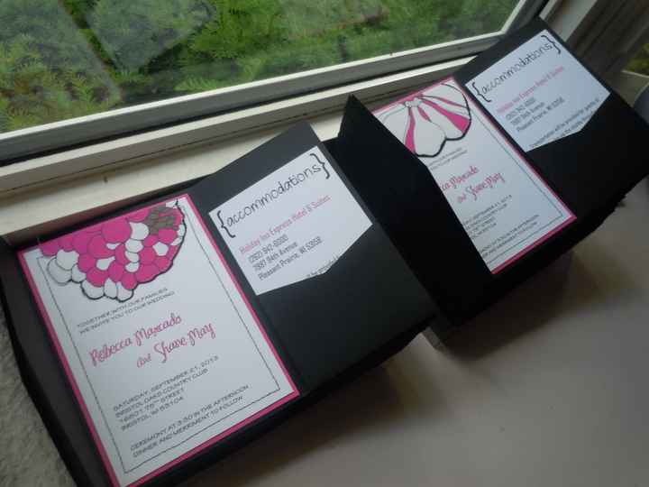 DIY Invitations Sent (with pics!)