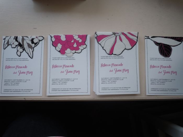 DIY Invitations Sent (with pics!)