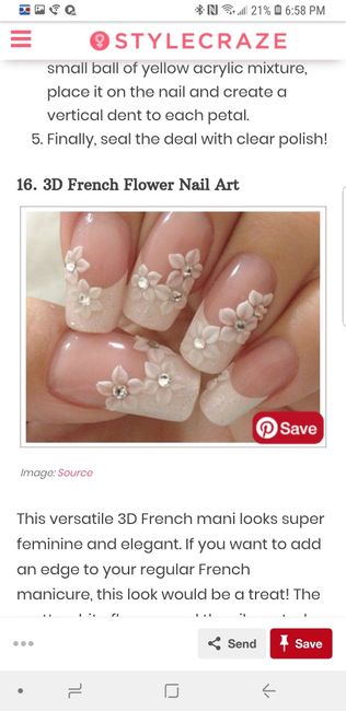 Which wedding day nails? - 1