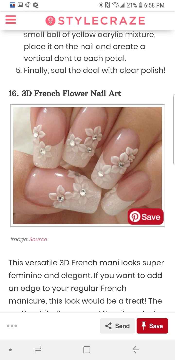 Which wedding day nails? - 1