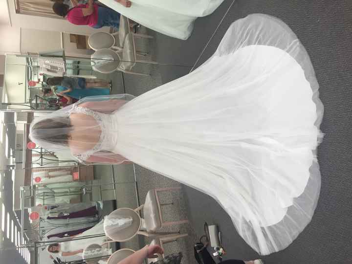 I said yes [to the dress]! :)