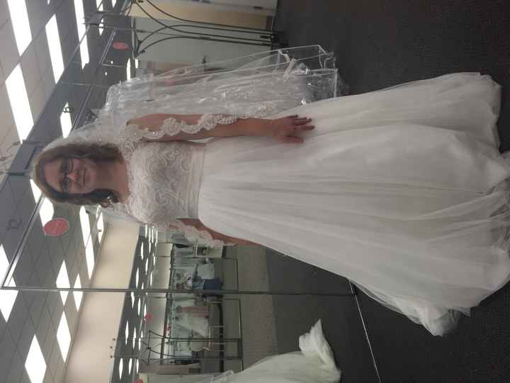 I said yes [to the dress]! :)