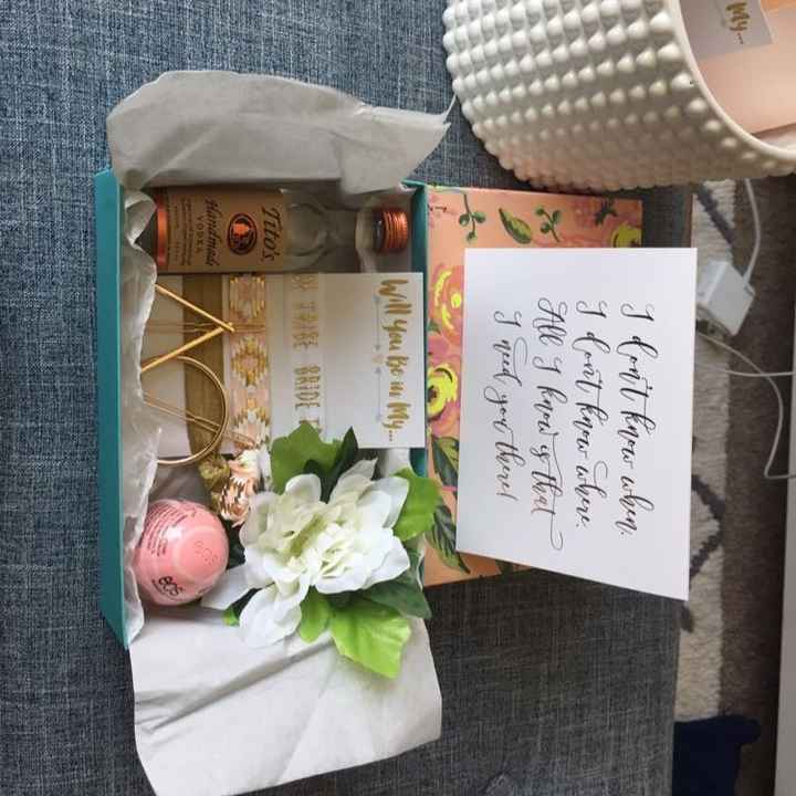 Bridesmaid boxes