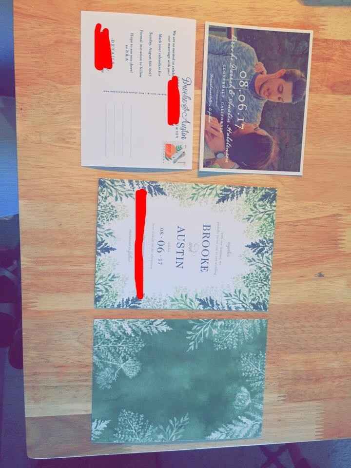 Let's see those Save the Dates and invites!