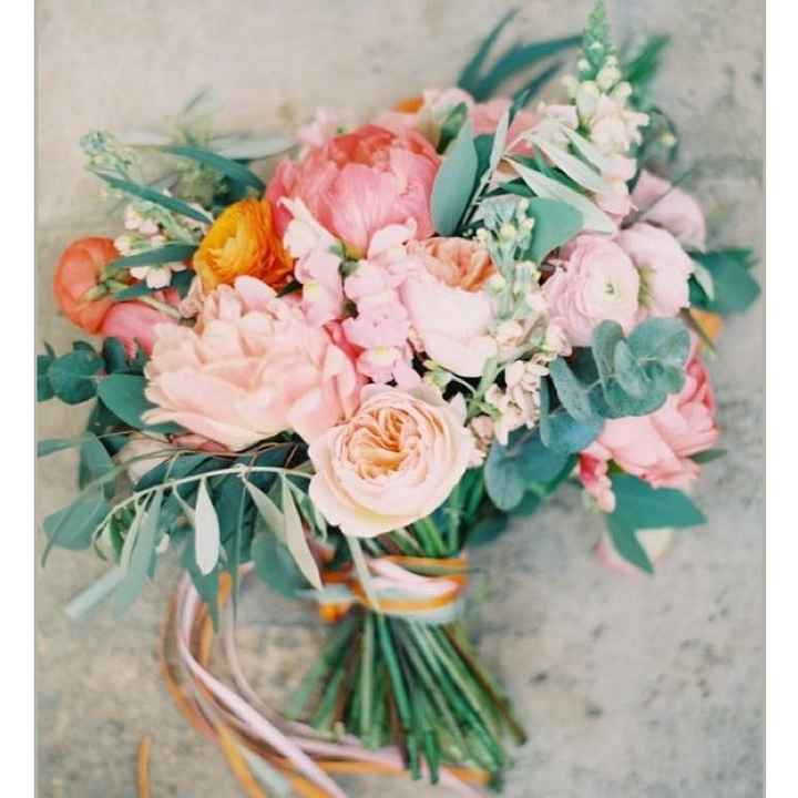 Bridal Bouquet, white or color?