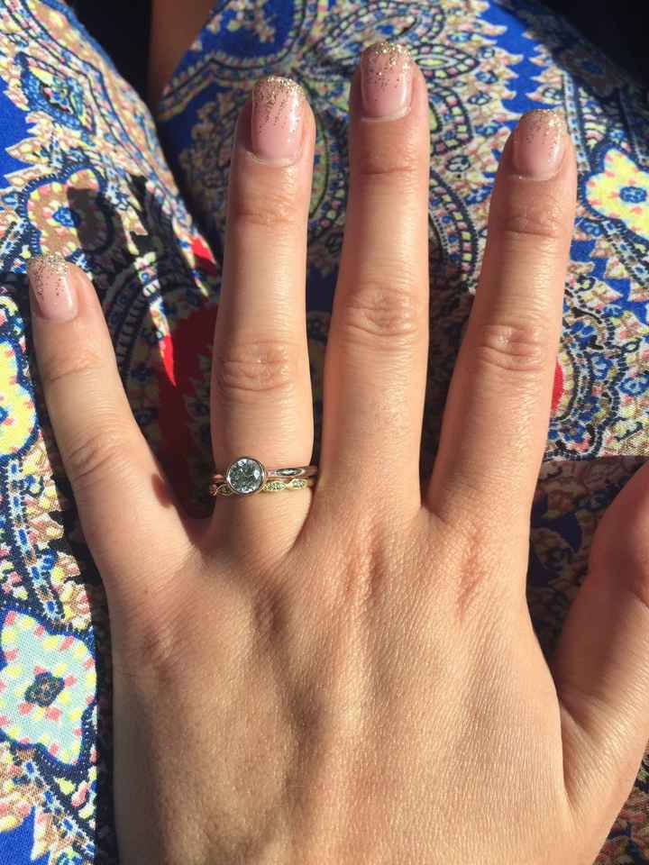 Soldering rings before the wedding?