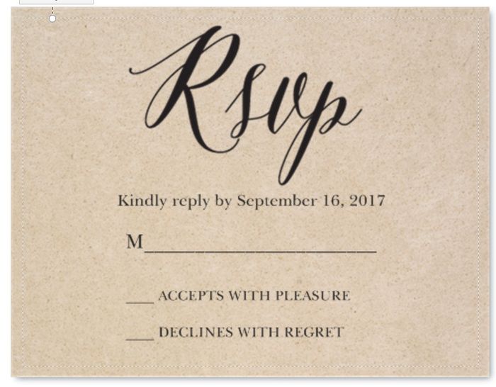 Opinions on my invitations?
