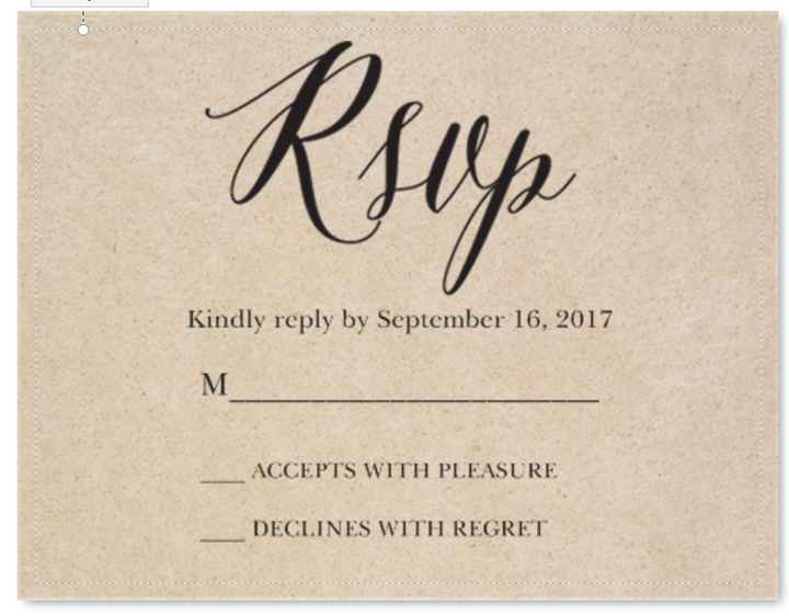 Opinions on my invitations?