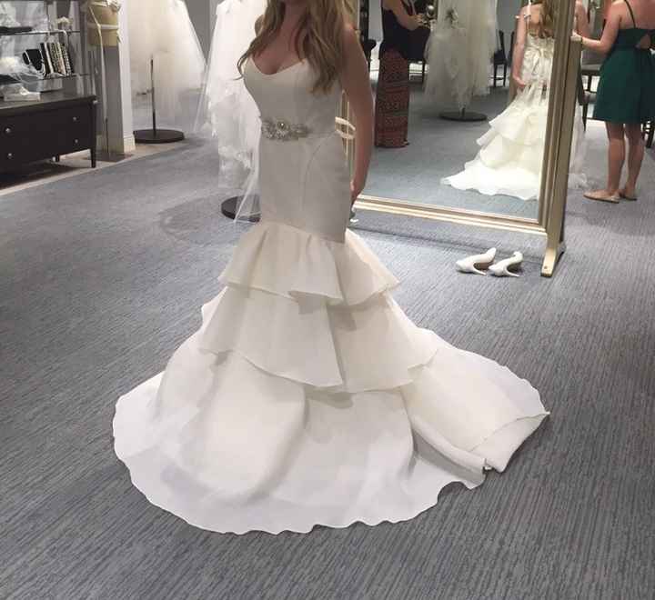 My dress is in...now I want to see yours!