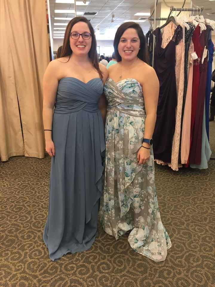 Slate blue Bridesmaid Dresses