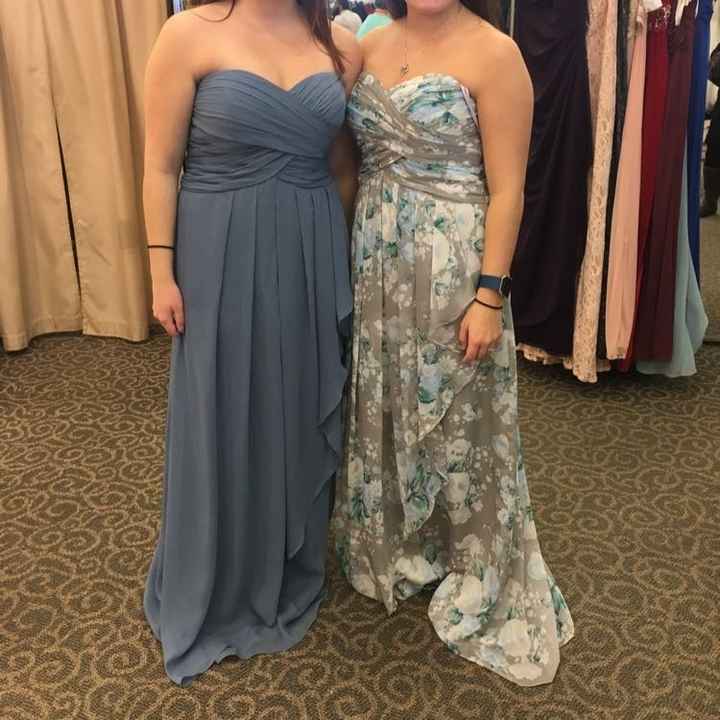 Floral Bridesmaid Dresses